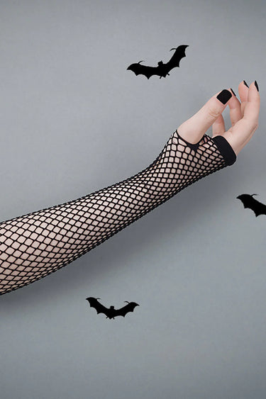 Mall Goth Fishnet Gloves